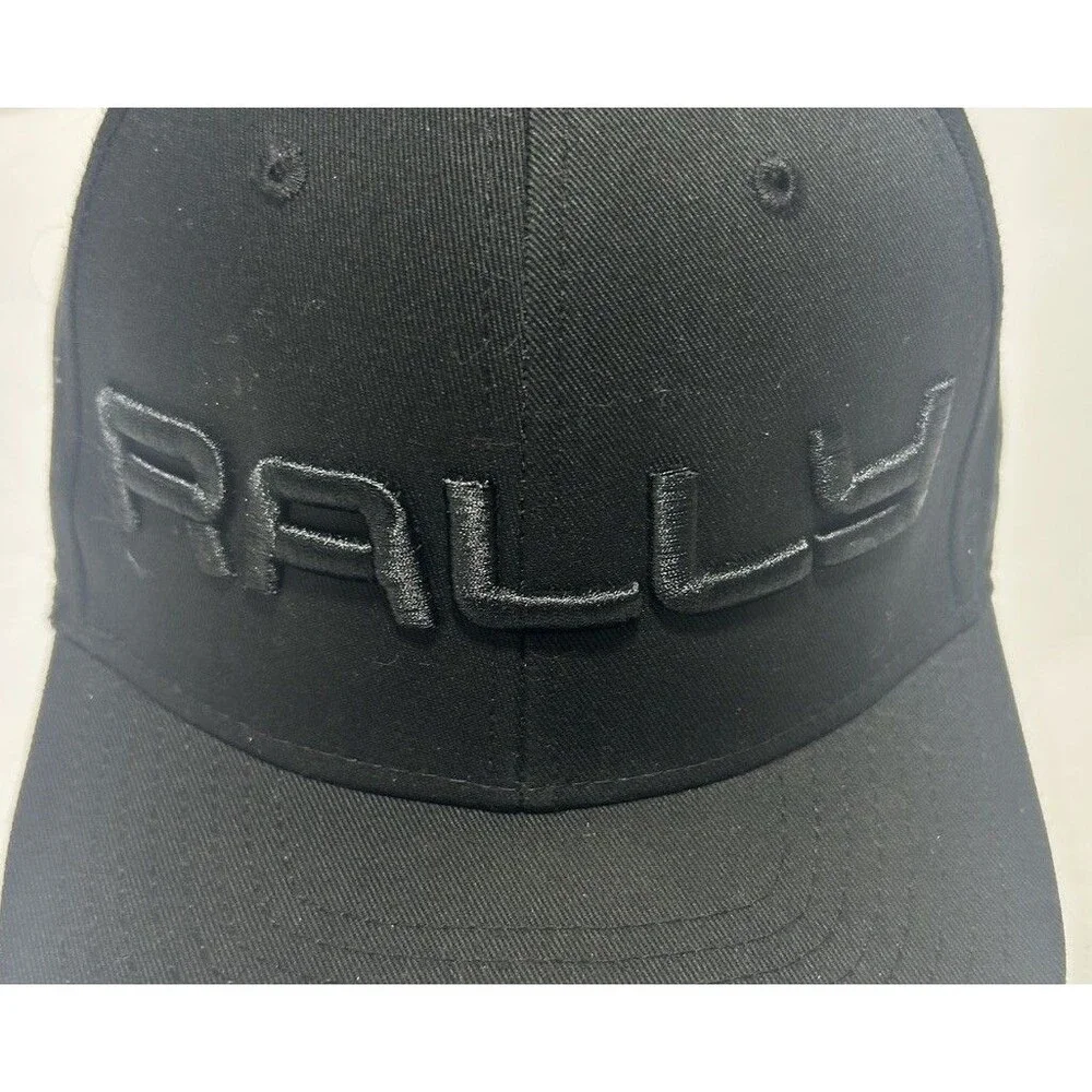 CapAmerica Premium Line 'RALLY' Black Snapback Hat Style 8505 OSFM